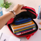 19-inch Kids School Bag Spacious & Stylish with Car Design - Detail View 6
