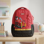 19-inch Kids School Bag Spacious & Stylish with Car Design - Detail View 7