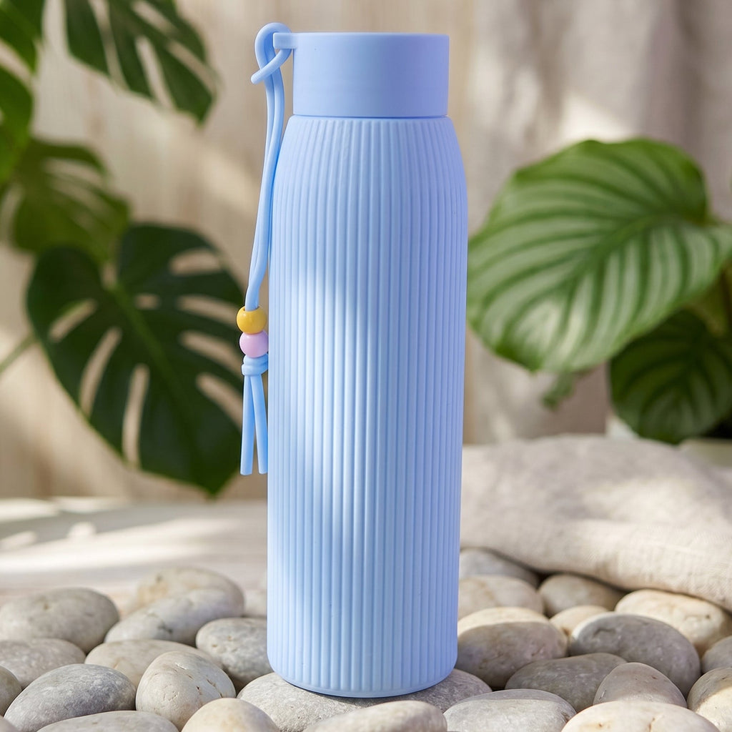 Glass Water Bottle Stylish & Leakproof for Daily Use - Detail View 8