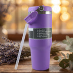 ALVENZA Vacuum Insulated Travel Mug – 890ML Stainless Steel Hot & Cold