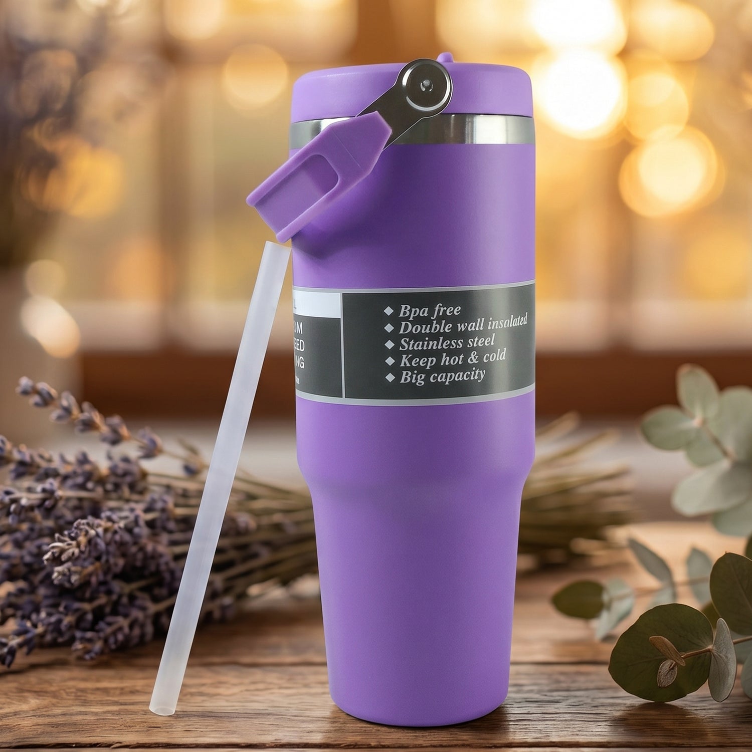 ALVENZA Vacuum Insulated Travel Mug – 890ML Stainless Steel Hot & Cold