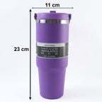 ALVENZA Vacuum Insulated Travel Mug – 890ML Stainless Steel Hot & Cold