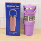 ALVENZA Vacuum Insulated Travel Mug – 890ML Stainless Steel Hot & Cold