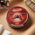 Shoe Care Instant Shine & Protective Brown Cream for Leather Shoes