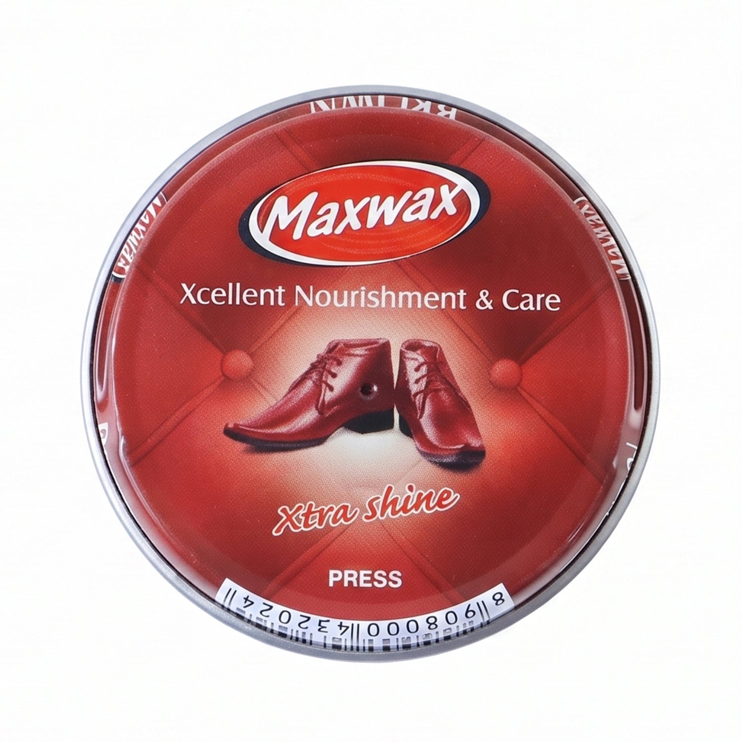 Shoe Care Instant Shine & Protective Brown Cream for Leather Shoes - Back View