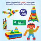 ALVENZA Bullet Puzzle Building Blocks – Creative Kids Construction Toy