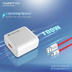 ALVENZA 100W Fast Charger – Reliable Power with USB-C Support