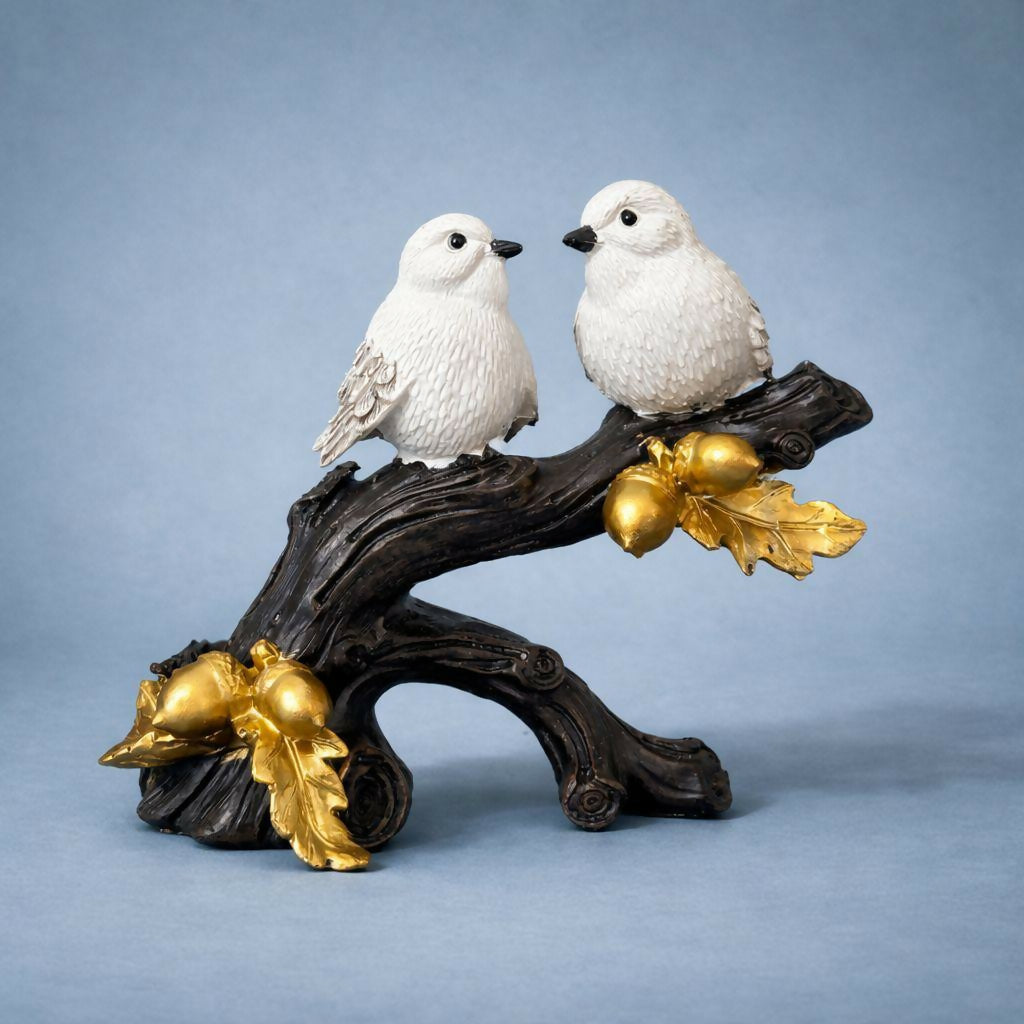 ALVENZA Bird Couple Showpiece – Elegant Decor for Home & Office