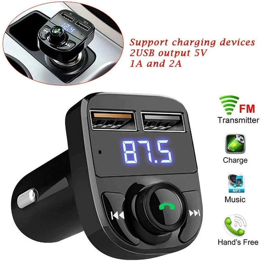 ALVENZA Wireless Car Charger – Dual USB Fast Charging & Handsfree Use