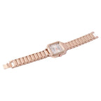 Women’s Square Dial Watch – Elegant Rose Gold Finish for Daily Wear