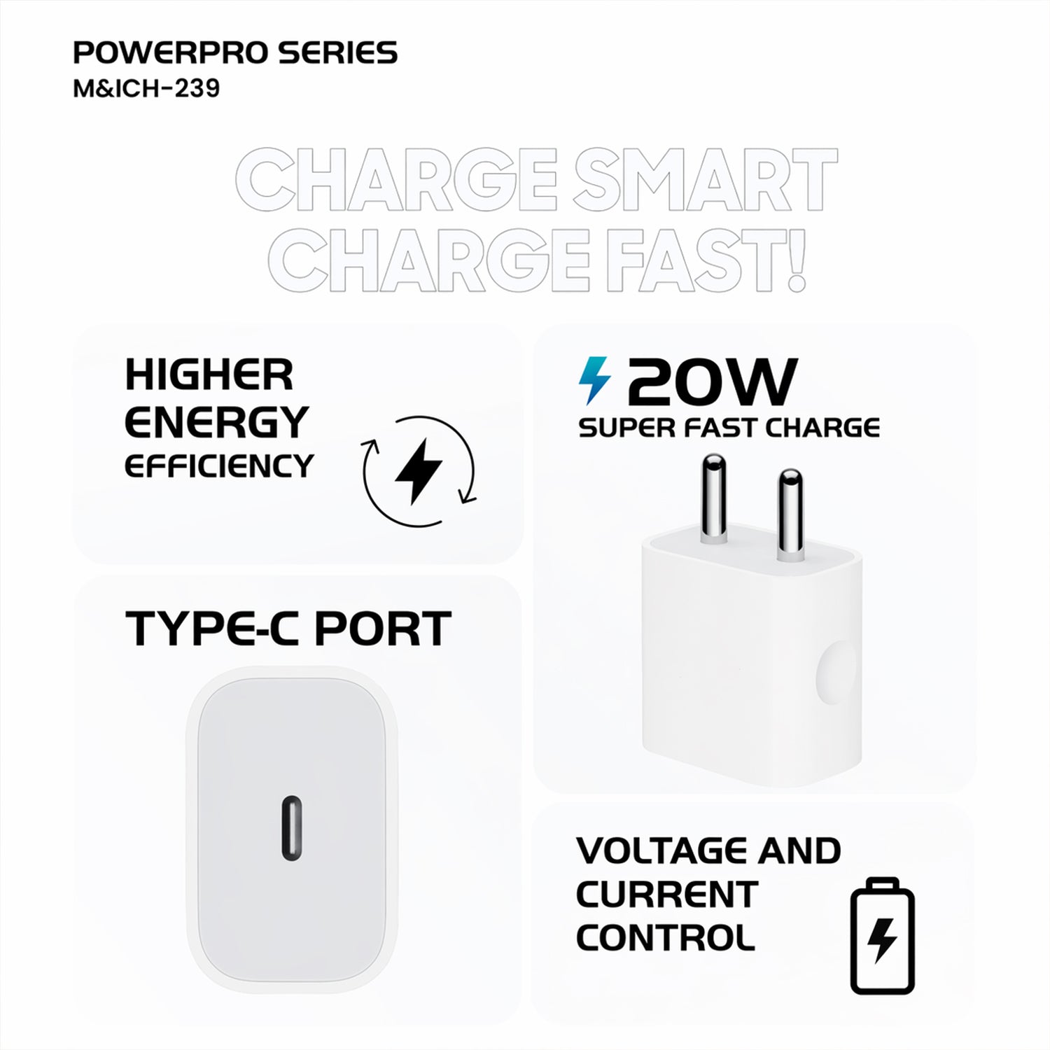ALVENZA 20W USB-C Fast Charging Adapter – Compact & Safe Power
