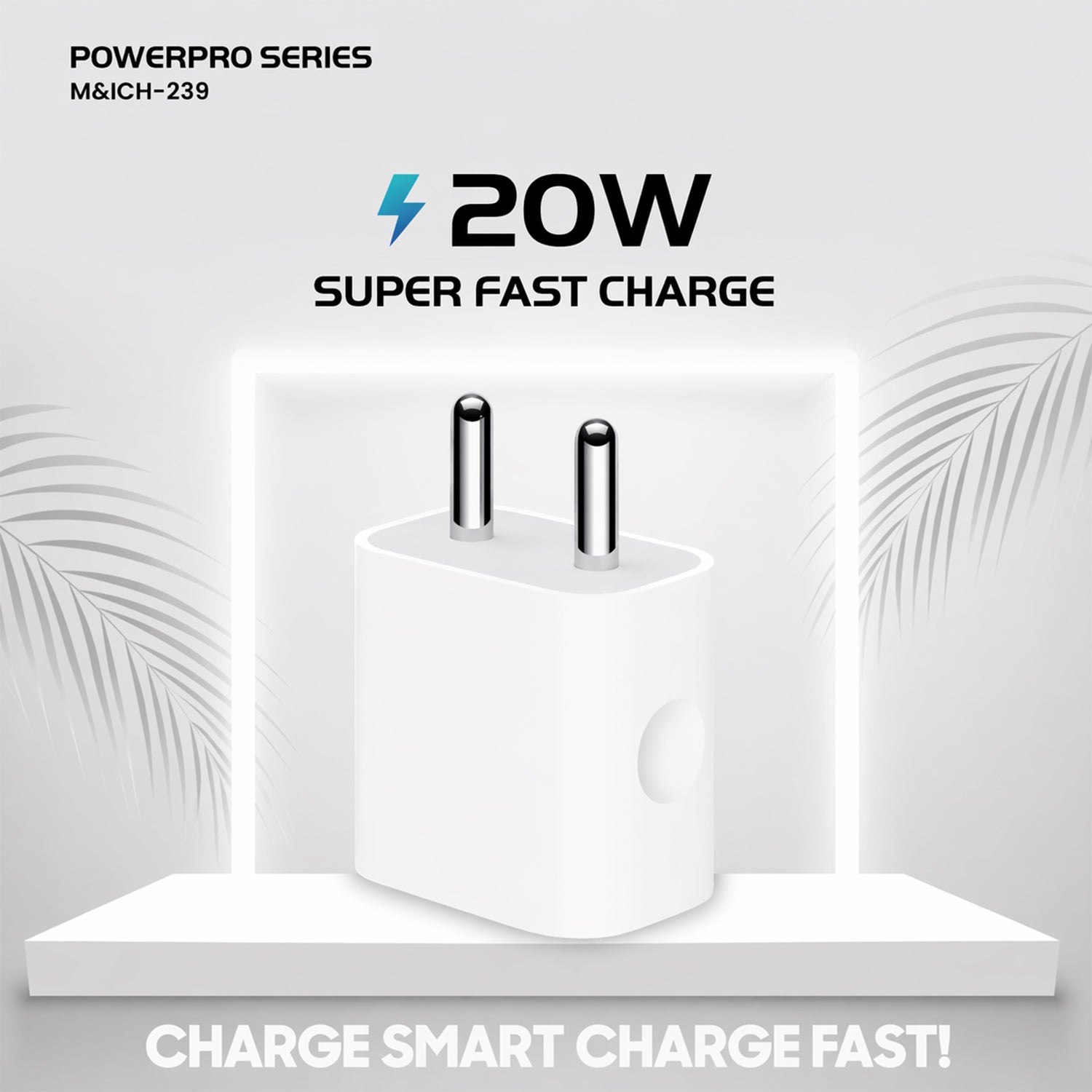 ALVENZA 20W USB-C Fast Charging Adapter – Compact & Safe Power