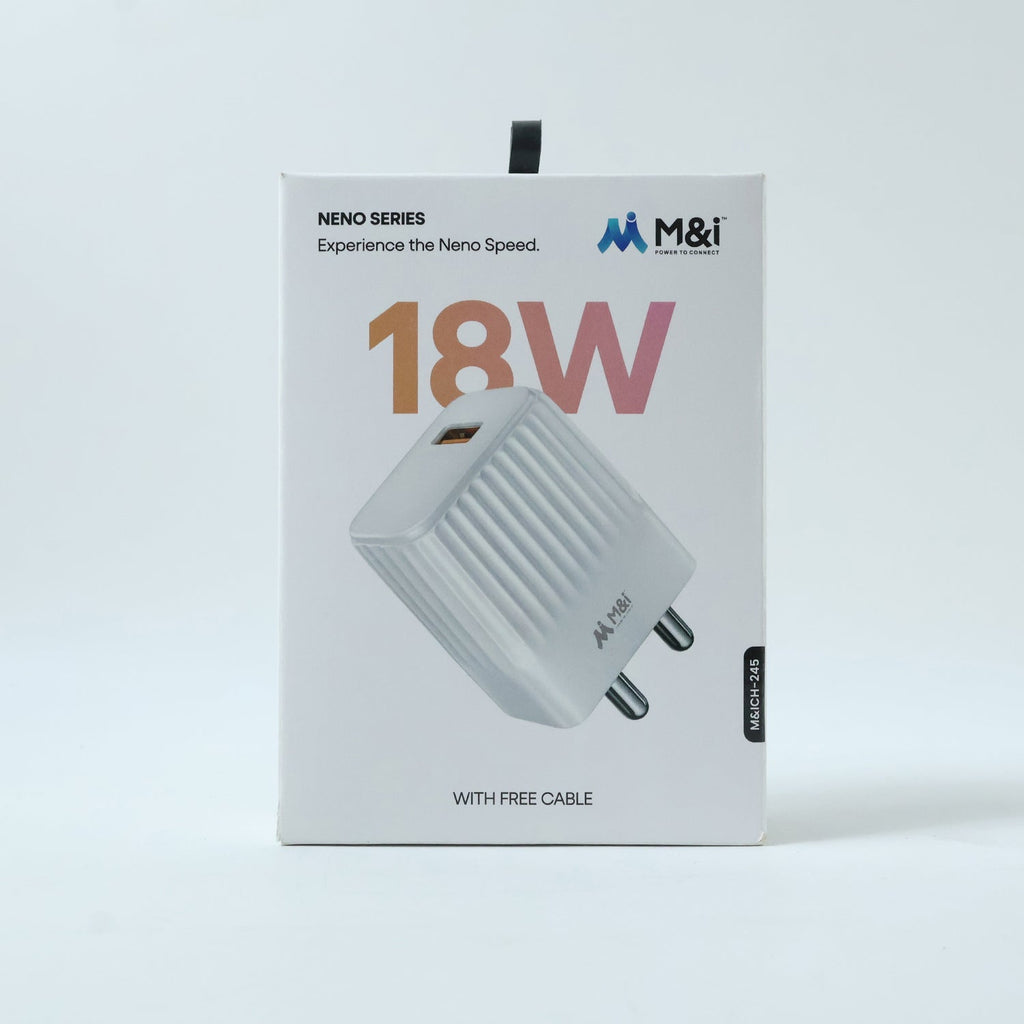 ALVENZA 18W Fast Charging USB Adapter – Includes Type C Cable