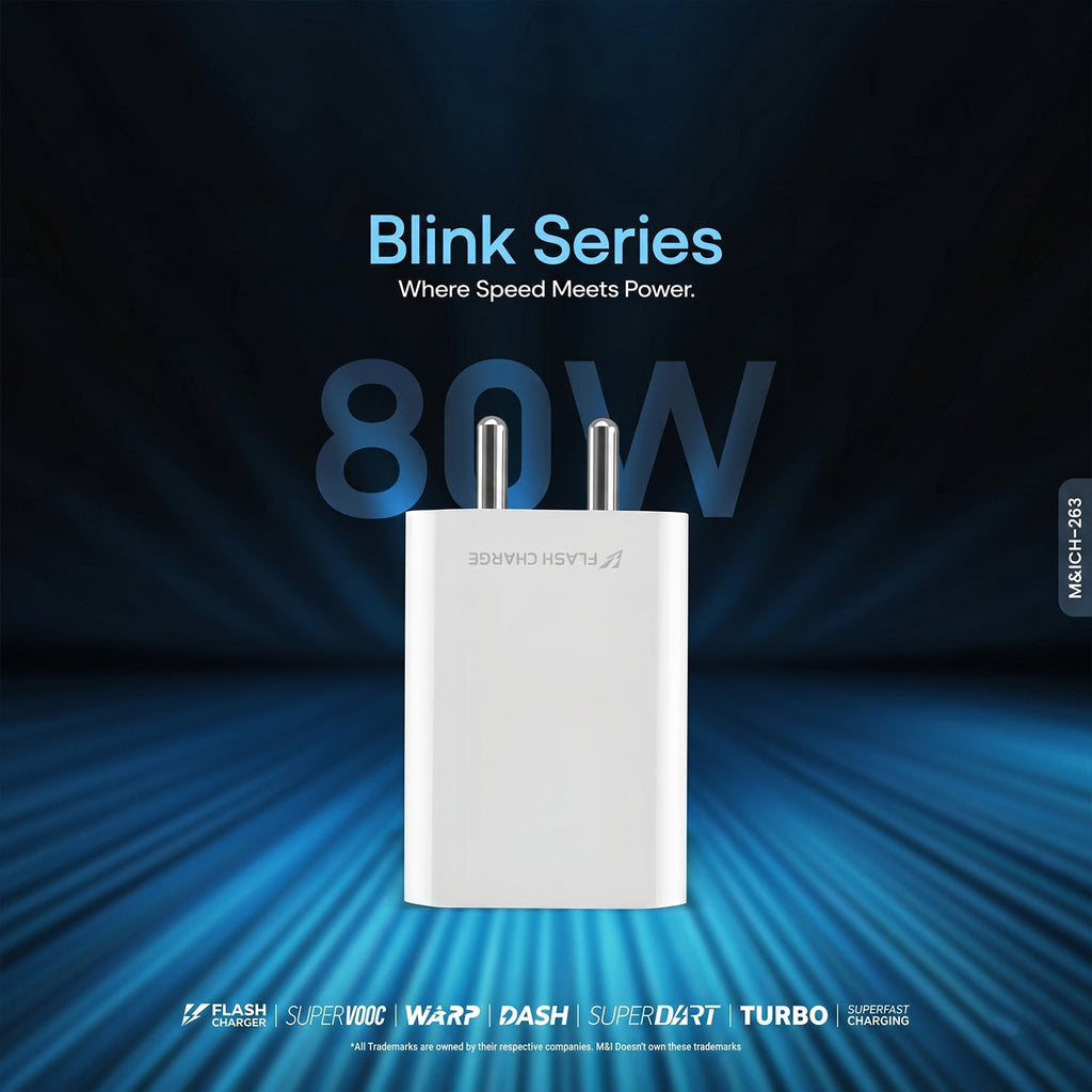 ALVENZA 80W Fast Charger – Super Speed Power Adapter for Devices