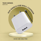 ALVENZA 15W USB Fast Charging Adapter with Micro USB Cable