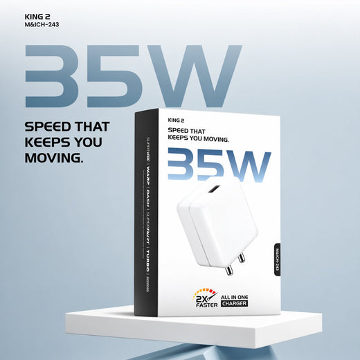ALVENZA Power Adapter – Fast 35W Charging with Type-C Cable