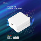 ALVENZA Power Adapter – Fast 35W Charging with Type-C Cable