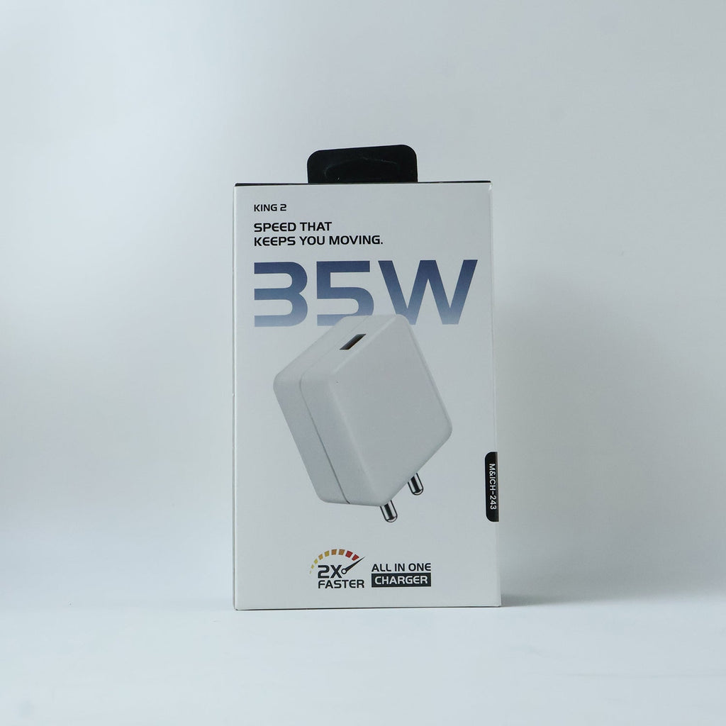 ALVENZA Power Adapter – Fast 35W Charging with Type-C Cable