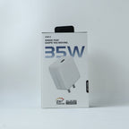 ALVENZA Power Adapter – Fast 35W Charging with Type-C Cable