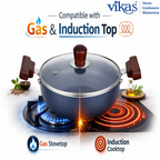 ALVENZA Deep Ceramic Kadai – Non-Stick, Durable & Suitable for All Stoves