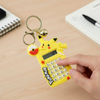 ALVENZA Calculator Keychain – Cute Yellow Cartoon Mini Digital Calculator