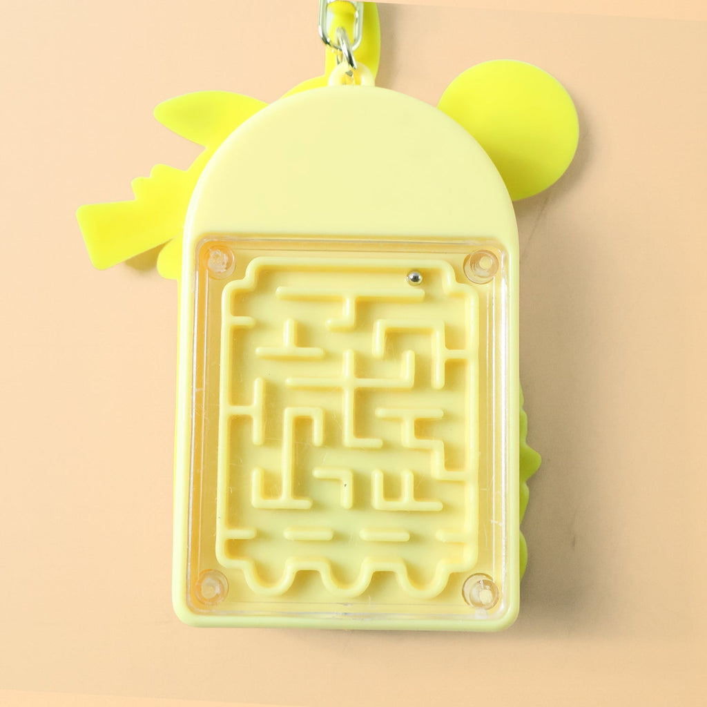 ALVENZA Calculator Keychain – Cute Yellow Cartoon Mini Digital Calculator