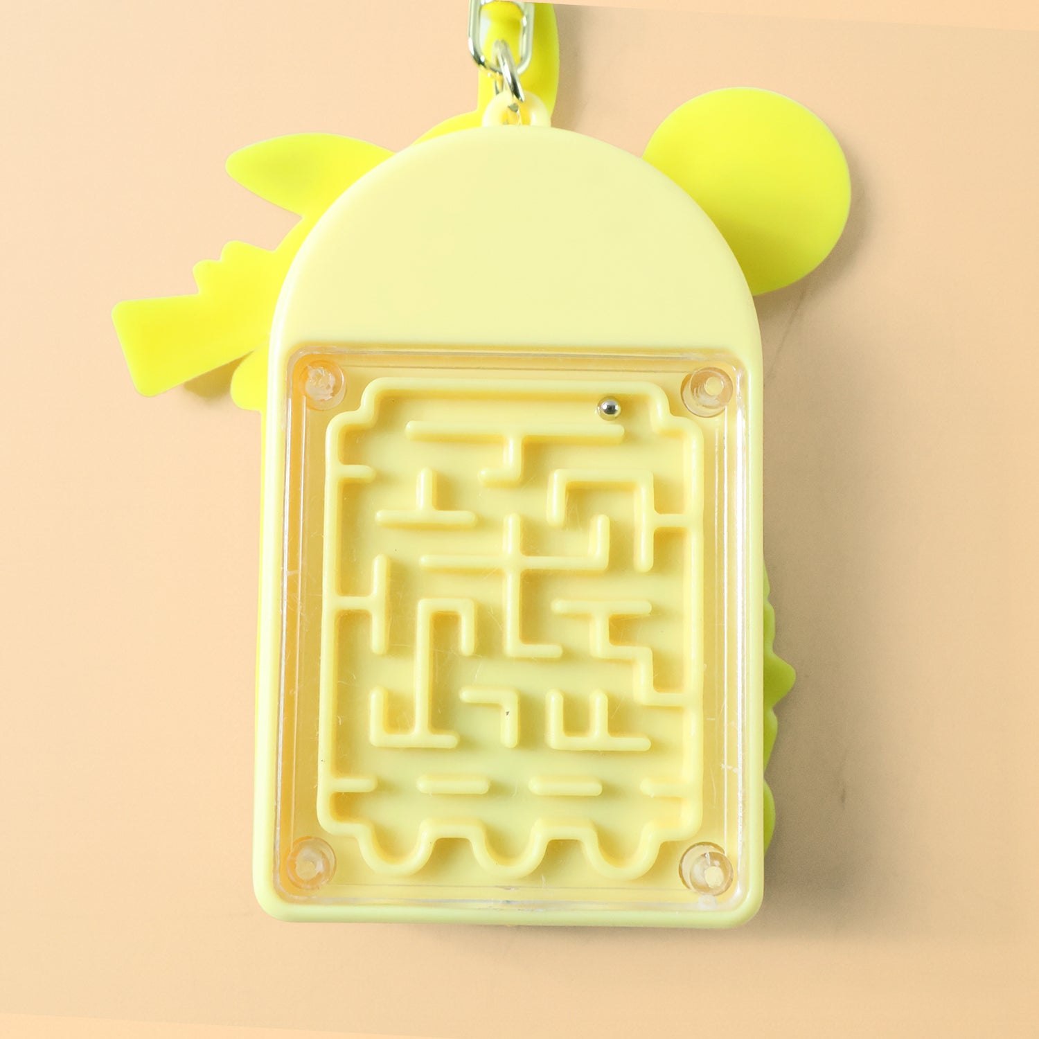 ALVENZA Calculator Keychain – Cute Yellow Cartoon Mini Digital Calculator
