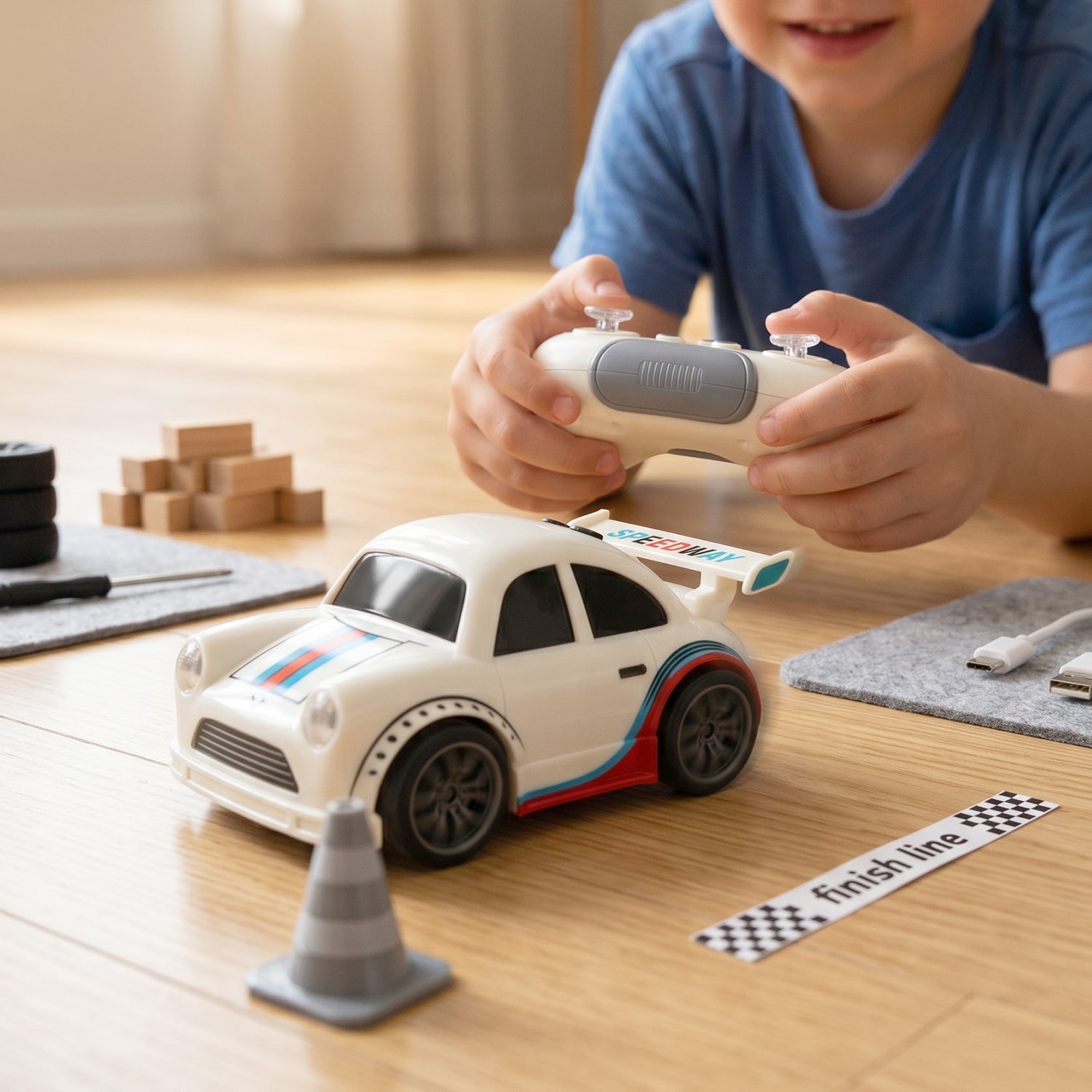 ALVENZA Mini RC Racing Car – High-Speed Stunt and Indoor Play Fun