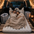 ALVENZA Car Air Mattress Bed Set – Comfortable & Portable Camping Solution, Car Sofa