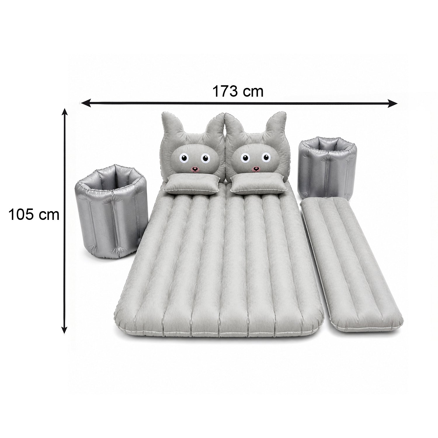 ALVENZA Car Air Mattress Bed Set – Comfortable & Portable Camping Solution, Car Sofa