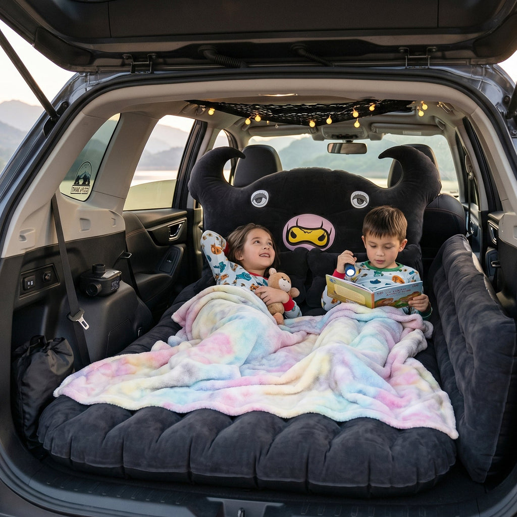 ALVENZA Car Air Mattress Bed Set – Portable Comfort for Travel & Camping, Car Sofa