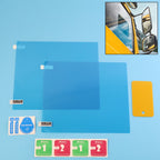ALVENZA Mirror Protection Film Set – Anti-Fog & Waterproof 2-Piece 20×18 cm