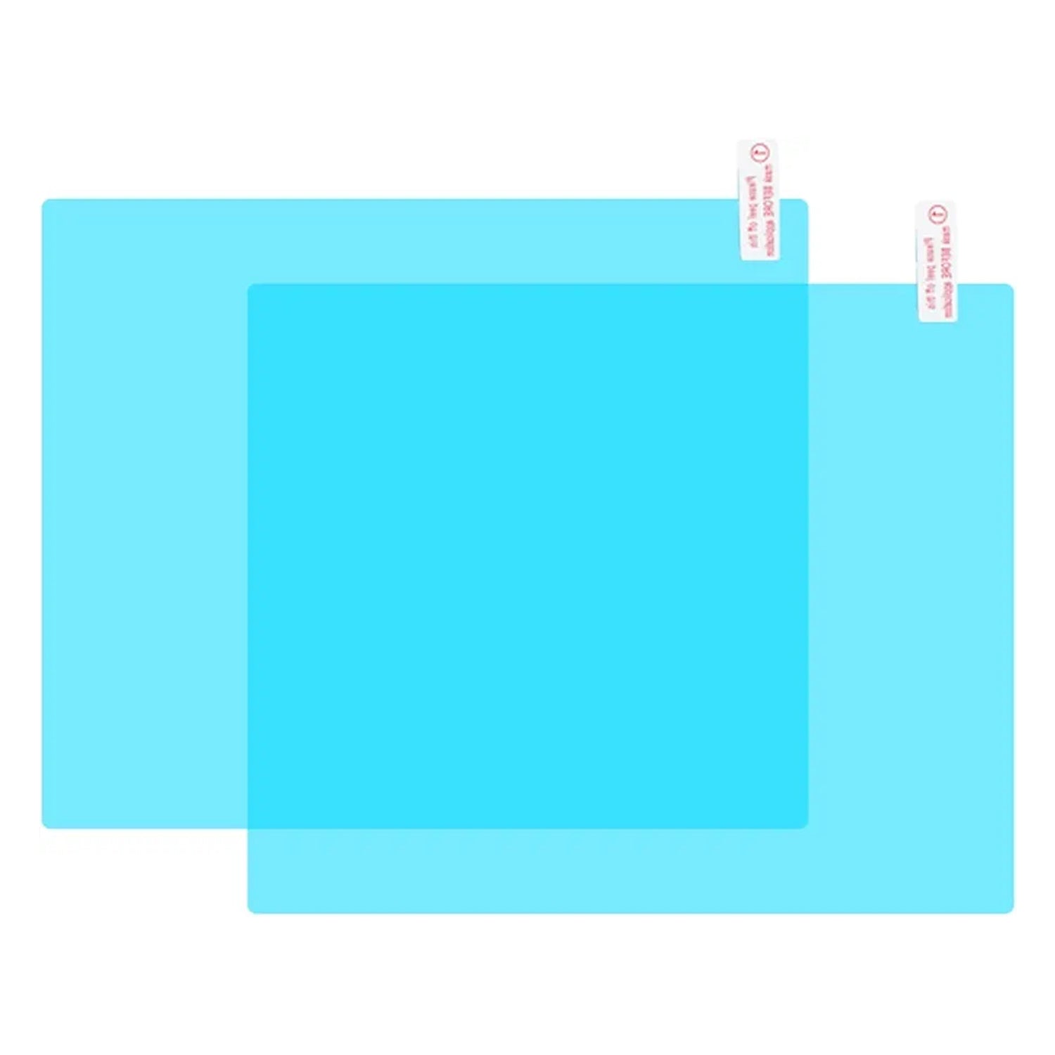 ALVENZA Mirror Protection Film Set – Anti-Fog & Waterproof 2-Piece 20×18 cm