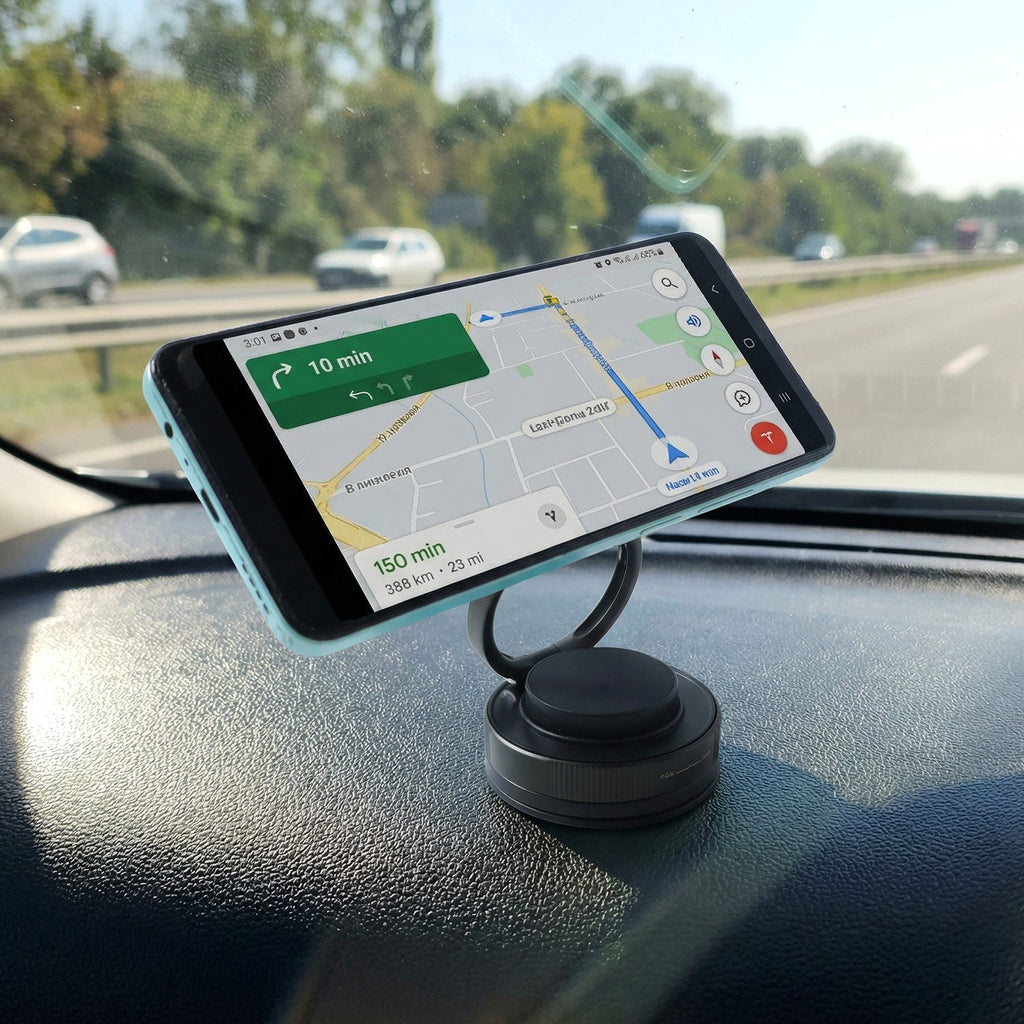 ALVENZA 360° Rotatable Magnetic Phone Holder – Secure & Adjustable Car Stand