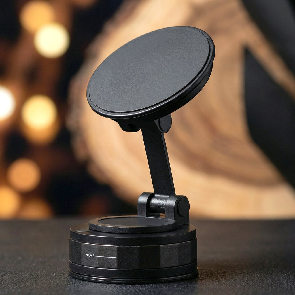 ALVENZA Mobile Phone Holder Stand – 360° Adjustable Magnetic Car & Desk Mount