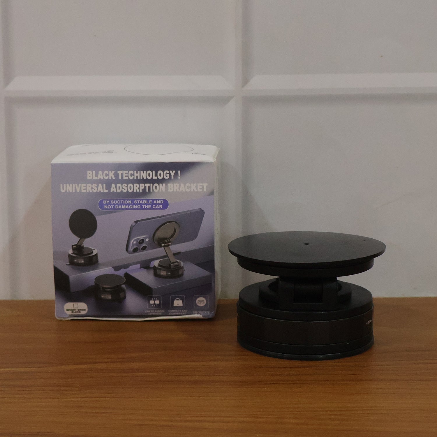 ALVENZA Mobile Phone Holder Stand – 360° Adjustable Magnetic Car & Desk Mount