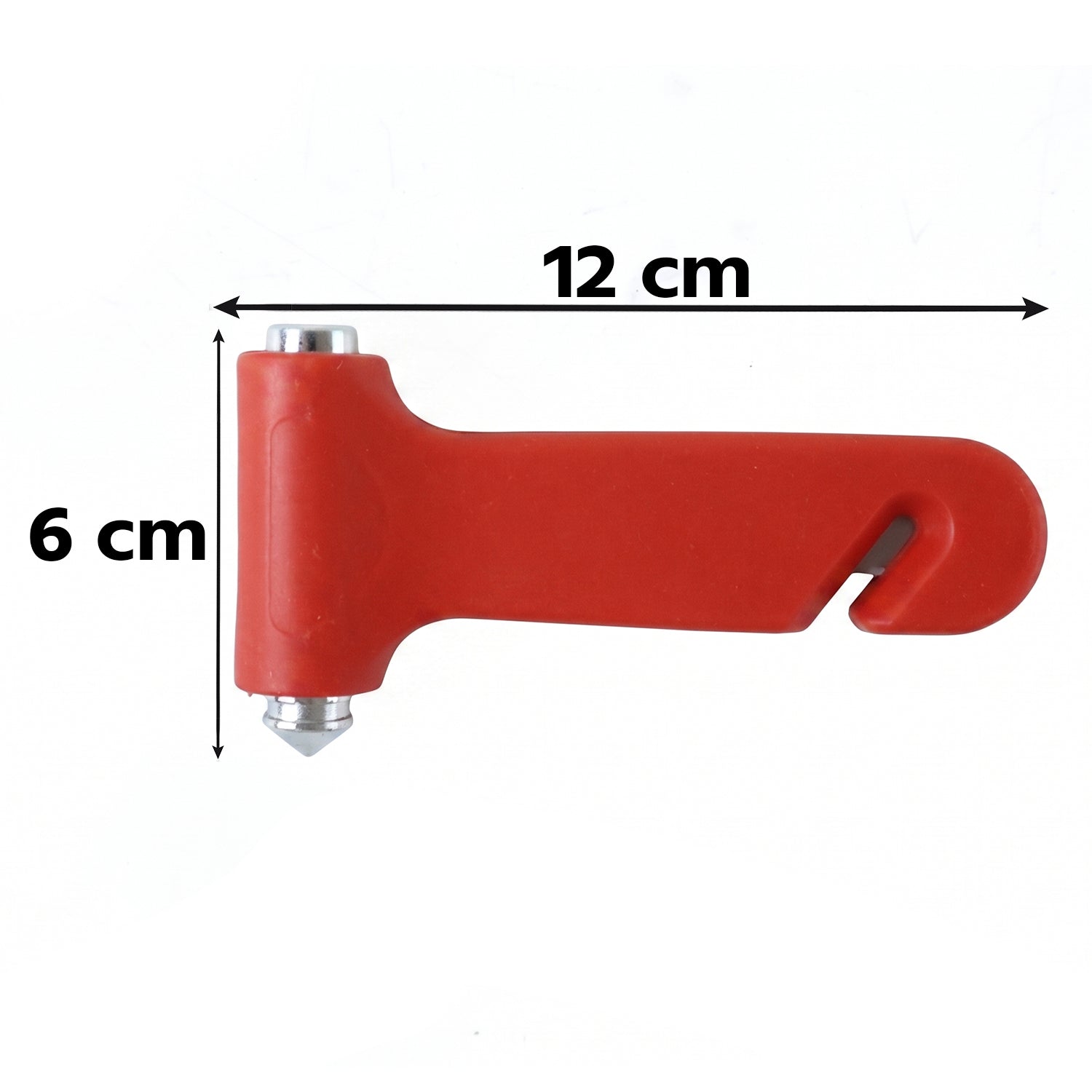 ALVENZA 2 in 1 Car Safety Hammer Emergency Window Breaker and Seatbelt Cutter (1 Pc)