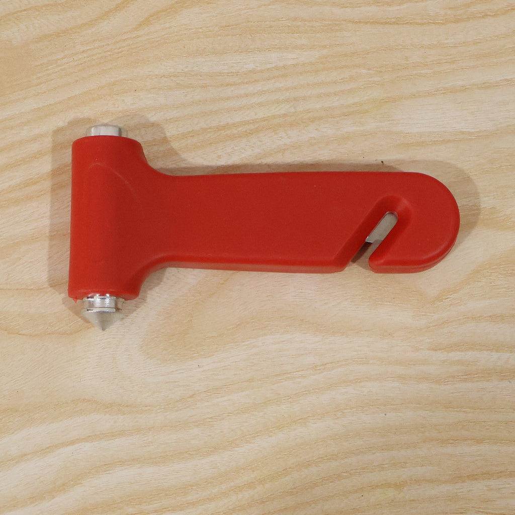 ALVENZA 2 in 1 Car Safety Hammer Emergency Window Breaker and Seatbelt Cutter (1 Pc)