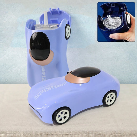 ALVENZA Kids Car Water Bottle with Built-in Straw – Leakproof 280ml