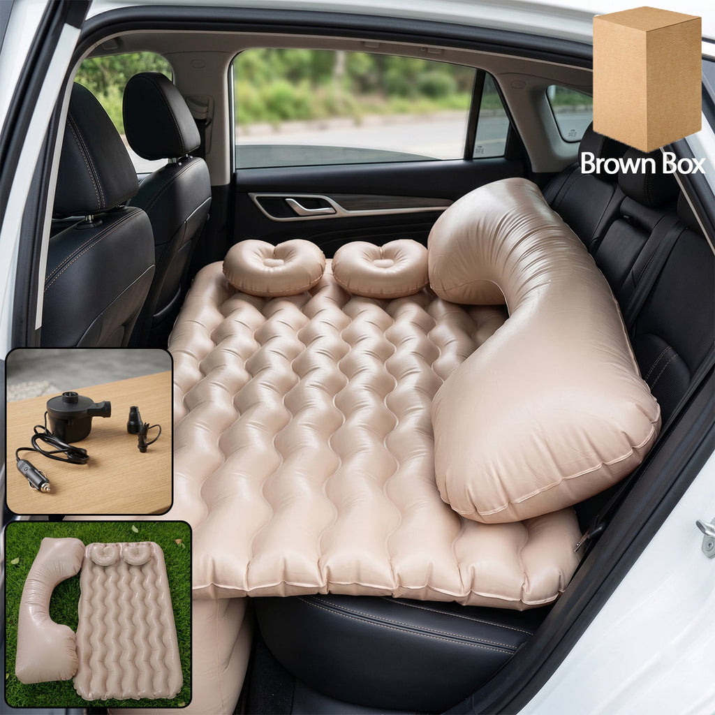 ALVENZA Car Air Mattress – Inflatable Bed Set with Pump & Pillows