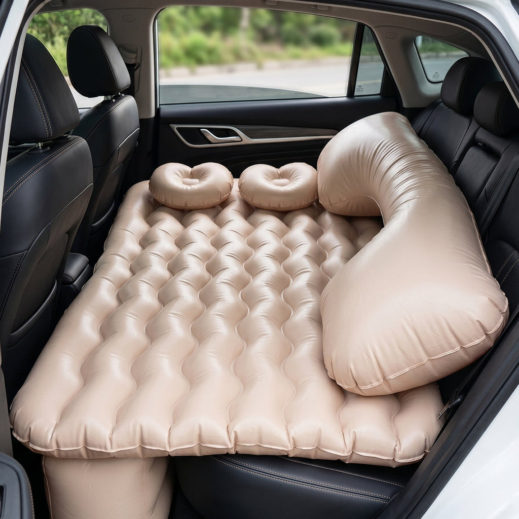 ALVENZA Car Air Mattress – Inflatable Bed Set with Pump & Pillows