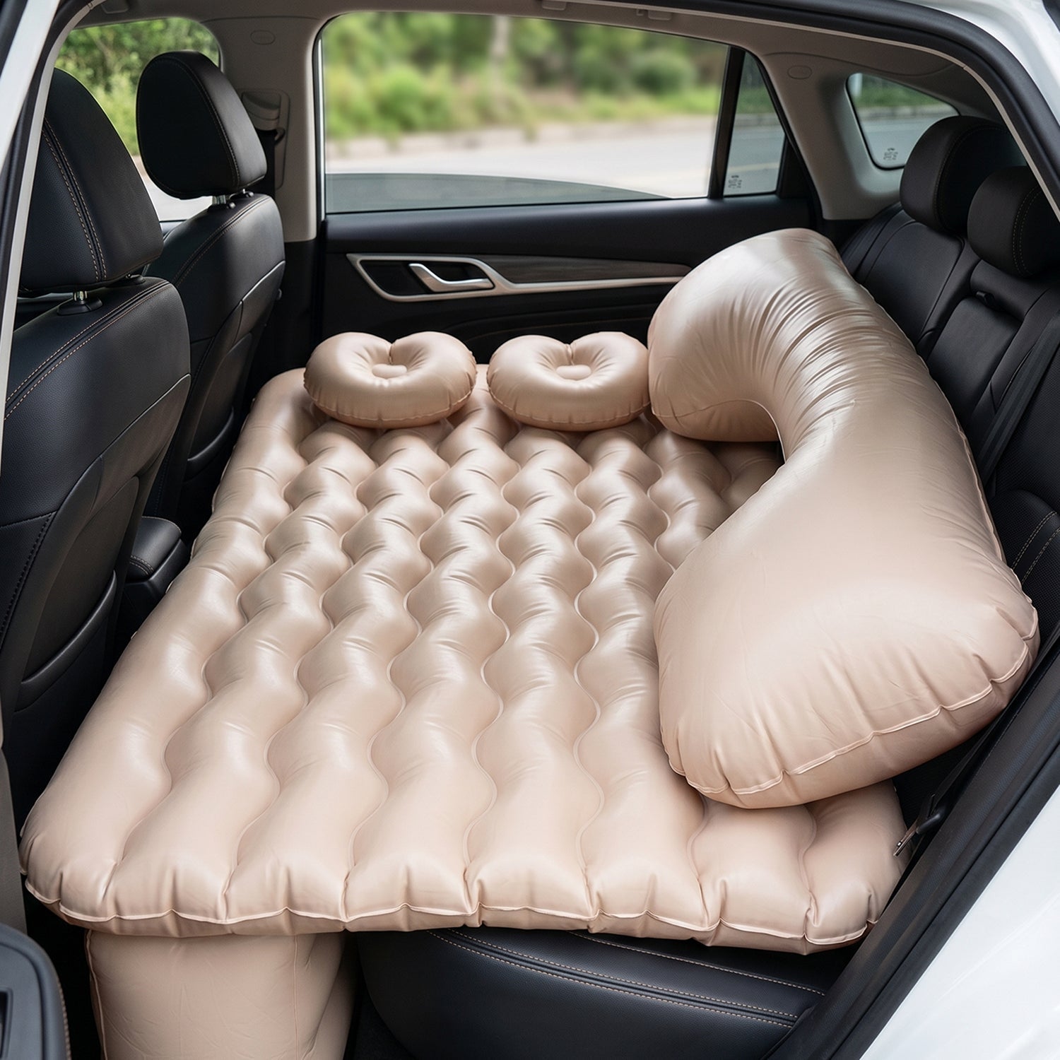 ALVENZA Car Air Mattress – Inflatable Bed Set with Pump & Pillows