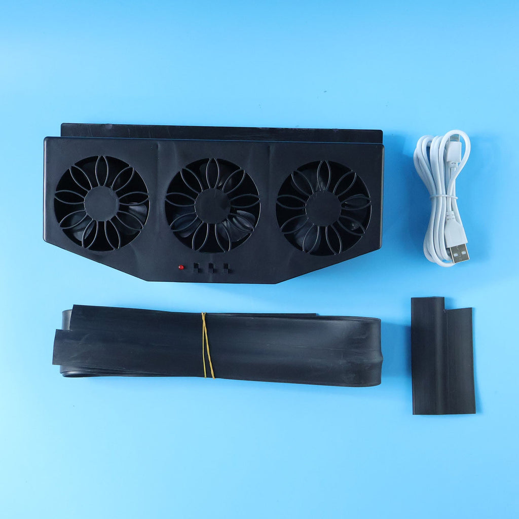 ALVENZA Car Exhaust Ventilation System – Triple Fan Plug & Play Cooling
