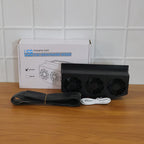 ALVENZA Car Exhaust Ventilation System – Triple Fan Plug & Play Cooling