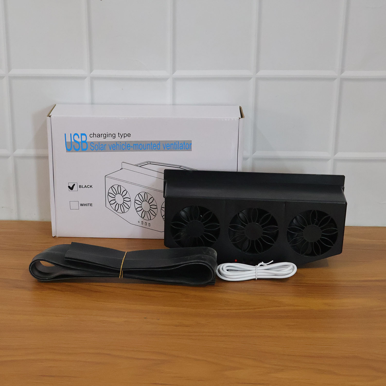 ALVENZA Car Exhaust Ventilation System – Triple Fan Plug & Play Cooling