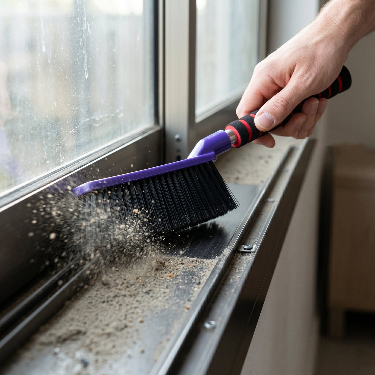 Multipurpose Cleaning Brush Dual Function for Deep Cleaning - Front View