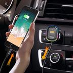ALVENZA RGB Breathing Light Car USB Charger – Multi Port Fast Charging