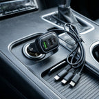 ALVENZA RGB Breathing Light Car USB Charger – Multi Port Fast Charging