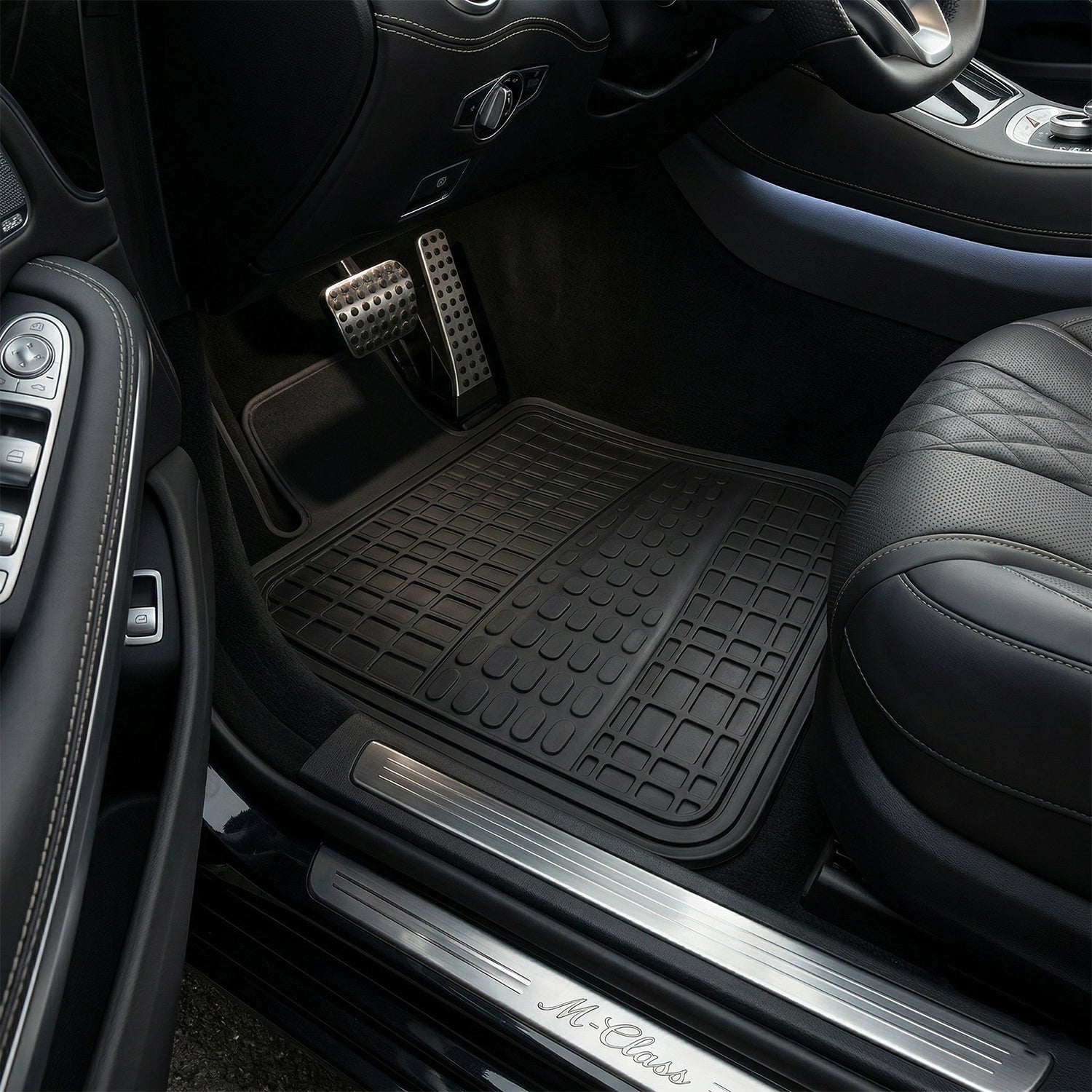 ALVENZA Car Floor Mat Set – Durable Waterproof Protection for All Weather