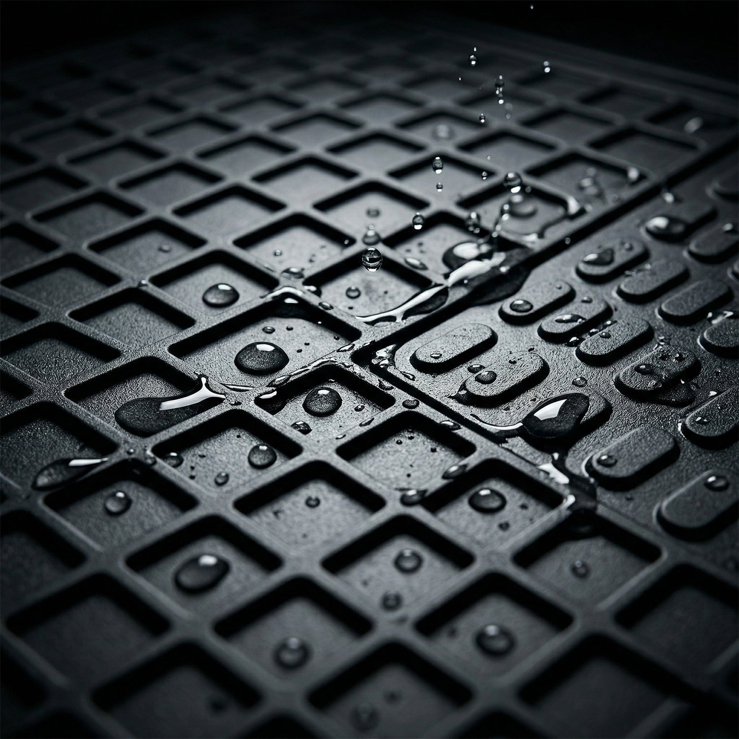 ALVENZA Heavy Duty Anti-Slip Rubber Car Foot Mat Set – Waterproof & Durable